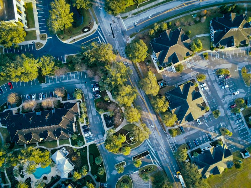 Coconut Creek neighborhood streetscape