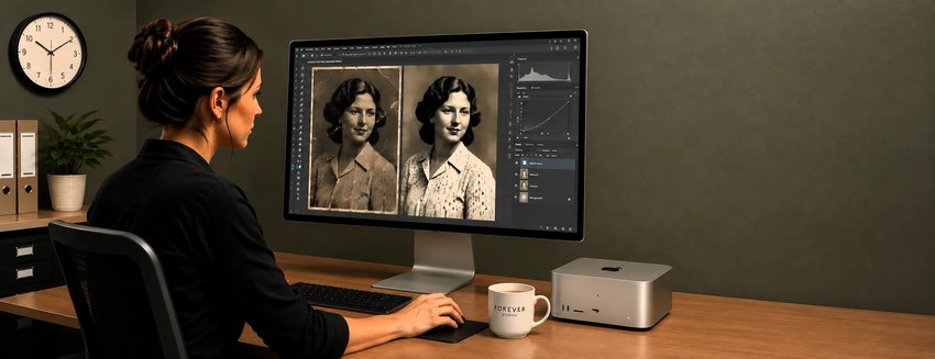 The Best Photo Scanning & Photo Restoration Service? | Forever Studios