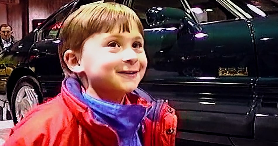 Family Visiting 1992 Auto Show in New York