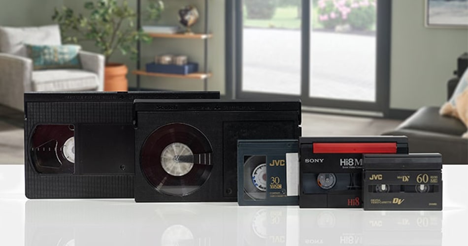 Forever Studios transfers VHS tapes, Hi8 tapes and Mini DV tapes