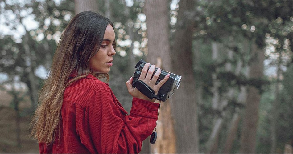 recording with camcorder outdoors