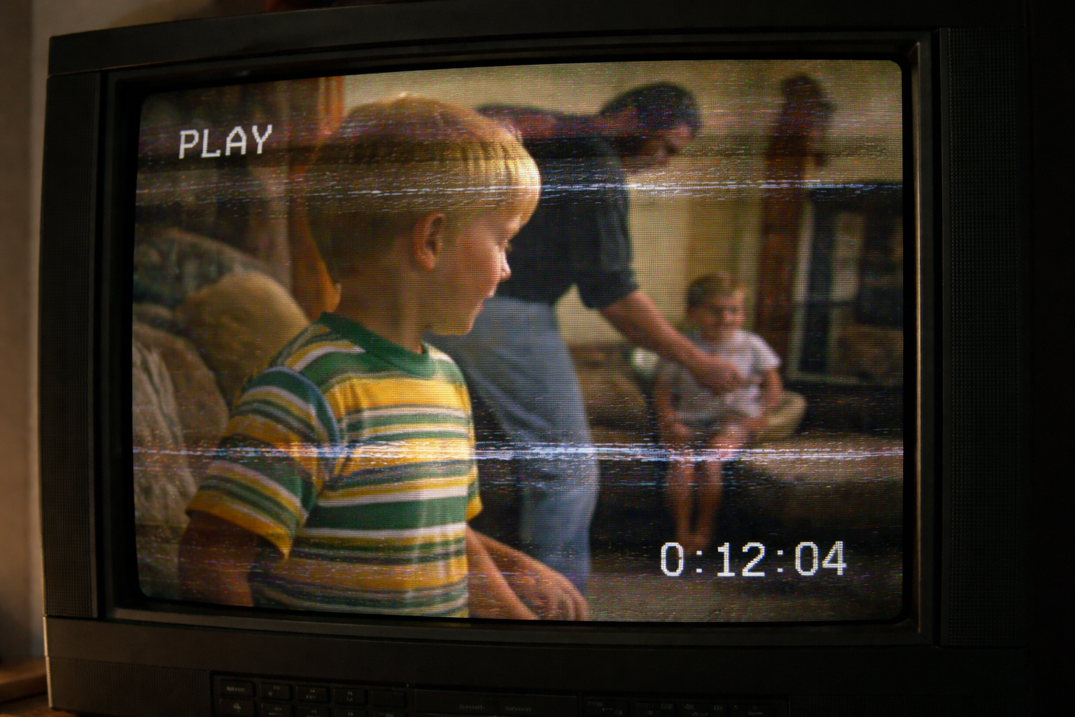 VHS tracking issues and playback imperfections during tape digitizing process