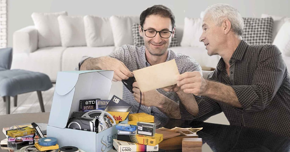 Family packing their Forever Studios Home Ship Kit