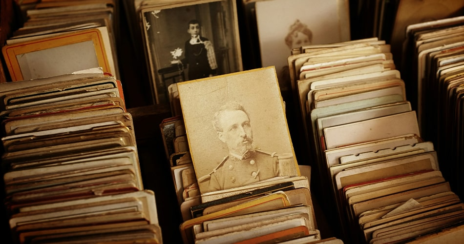 Album of old photographs