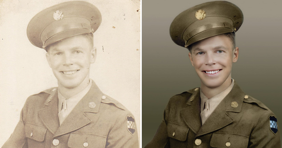 Before and After Photo Colorization by Forever Studios