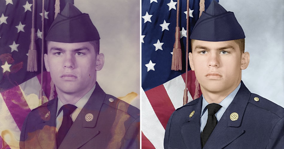 Example of Marine Photo Restoration