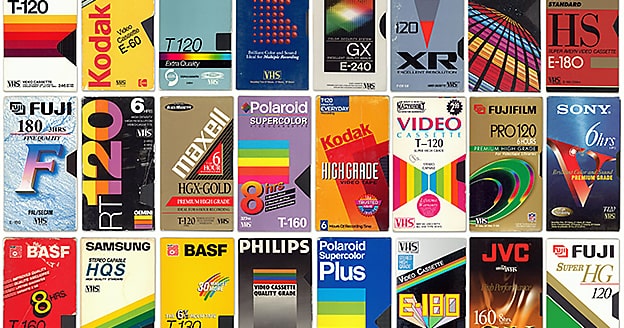 Variety of VHS Tapes